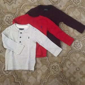 Set of 3 POLO Ralph Lauren LS Thermals